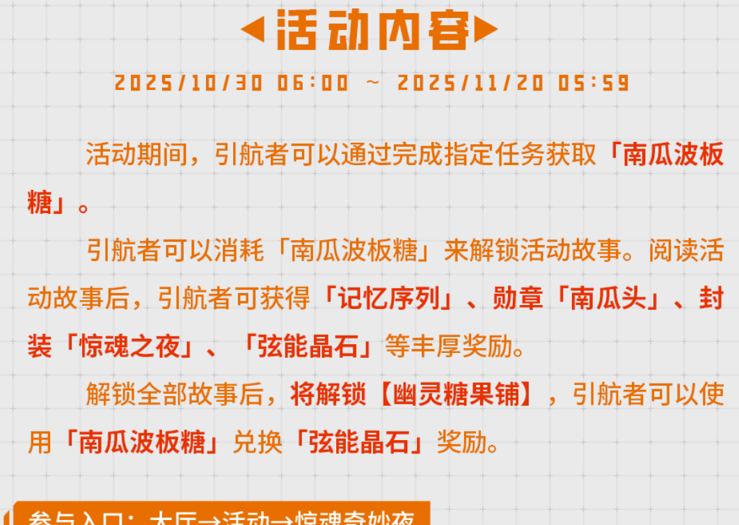 《卡拉彼丘》惊魂奇妙夜活动攻略