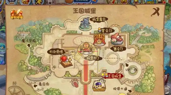 《洛克王国：世界》魔法学院入口位置