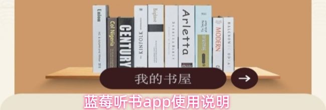 蓝莓听书app使用说明