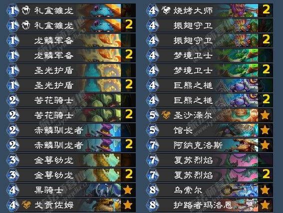 《炉石传说》灌注骑卡组介绍
