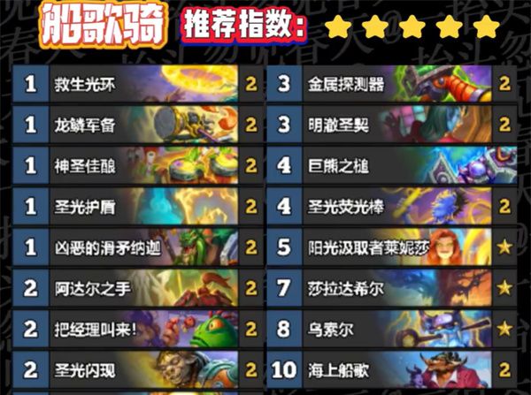《炉石传说》世界之树迷你包上分卡组大全分享