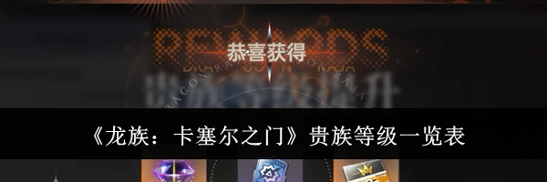 《龙族：卡塞尔之门》贵族等级一览表