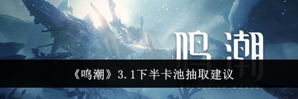 《鸣潮》3.1下半卡池抽取建议
