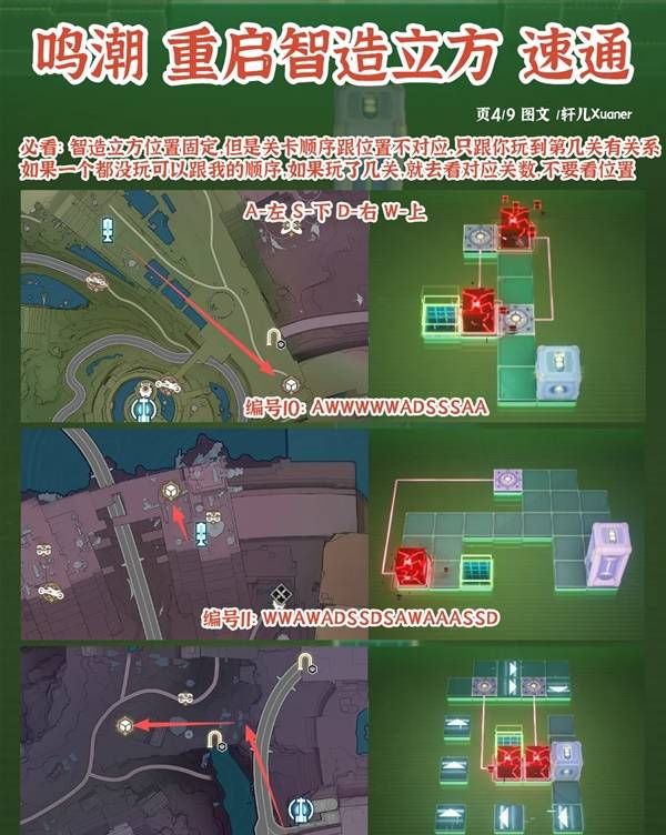 《鸣潮》罗伊冰原智造立方路线标注