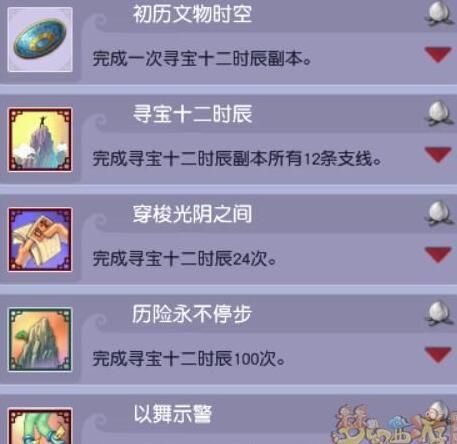 《梦幻西游》寻宝十二时辰成就获取攻略