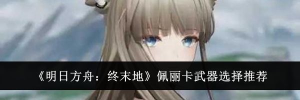 《明日方舟:终末地》佩丽卡武器选择推荐