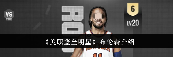 《美职篮全明星》布伦森介绍