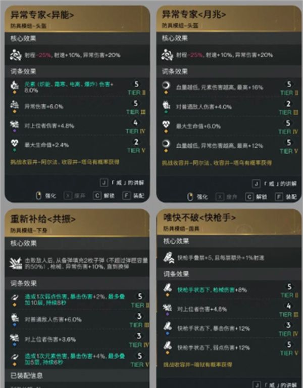 《七日世界》模组词条选择建议