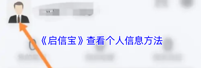 《启信宝》查看个人信息方法