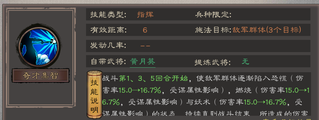 《三国乱世霸王》黄月英武将攻略