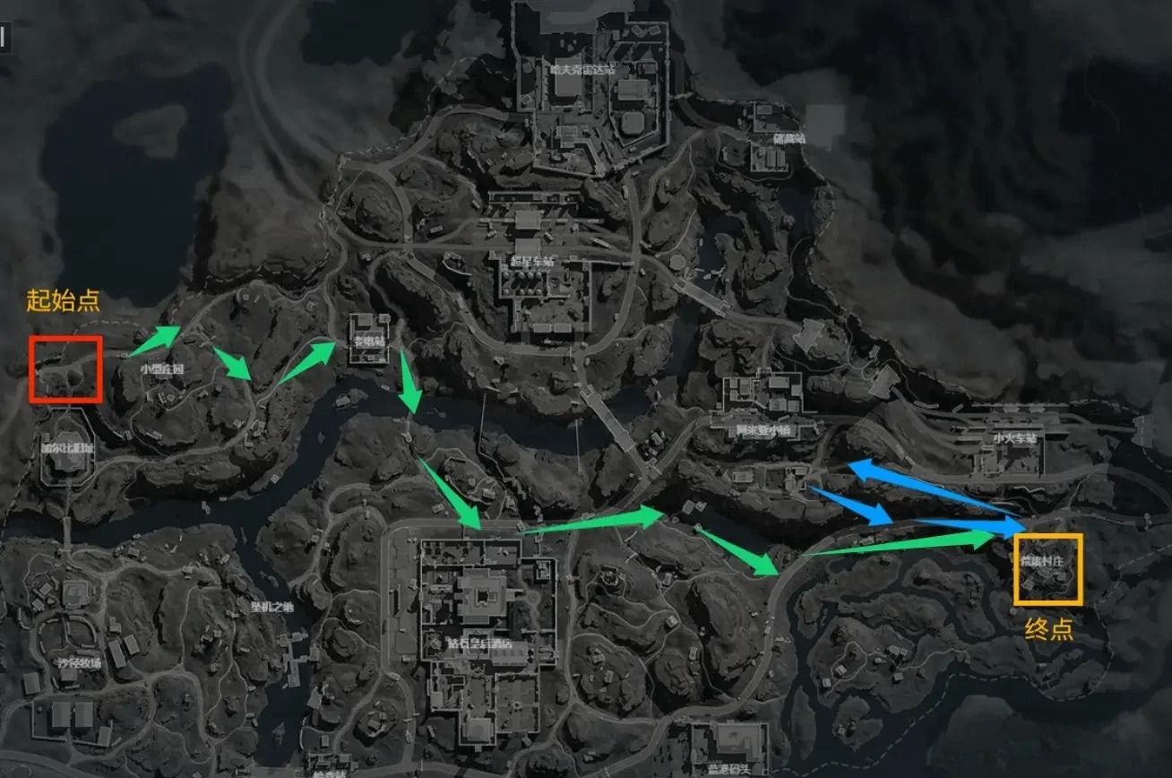 三角洲行动阿萨拉送信小队大长弓全点位大全