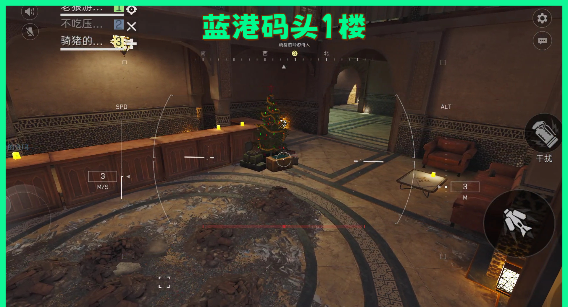 《三角洲行动》长弓溪谷圣诞树点位图