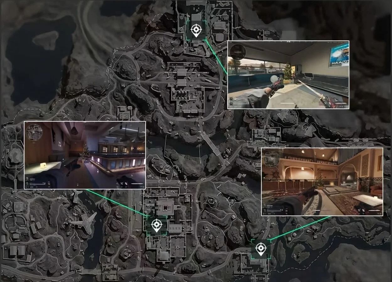 三角洲行动全图圣诞树点位大全及出红秘籍