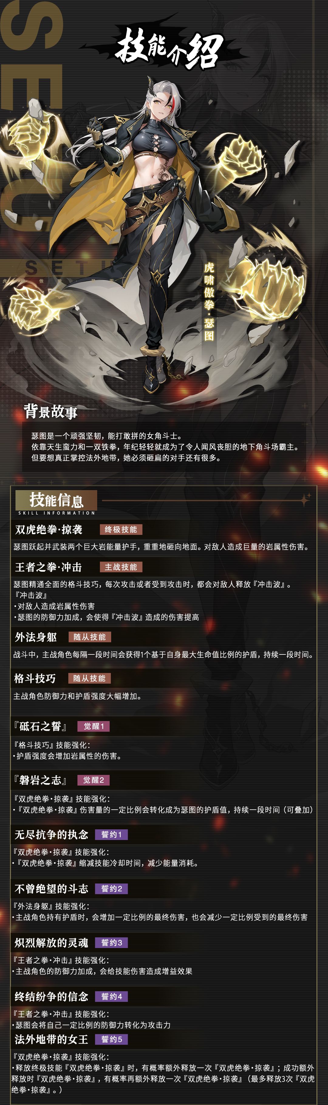 《史莱姆与地下城》虎啸傲拳瑟图技能介绍