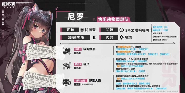 《胜利女神：新的希望》防御型角色尼罗技能机制一览