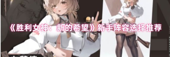 《胜利女神：新的希望》新手阵容选择推荐
