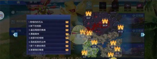 《数码宝贝：源码》小拨片兽位置一览
