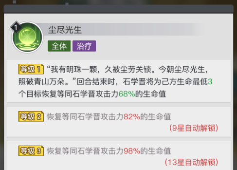 《三千幻世》石学晋角色测评