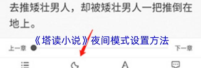 《塔读小说》夜间模式设置方法