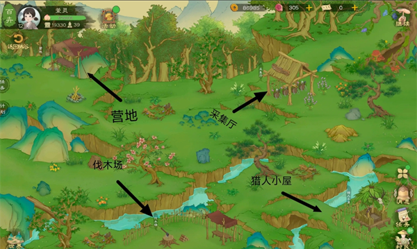 《桃源记2》地图资源点位及商人点位一览