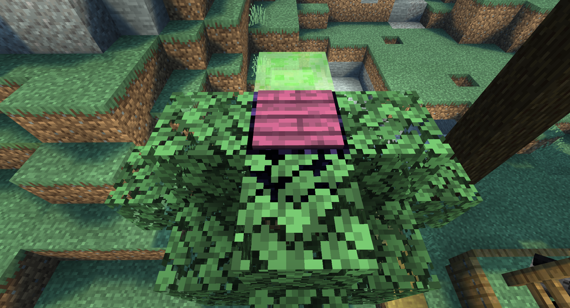 《我的世界：移动版》弹跳平台搭建教程