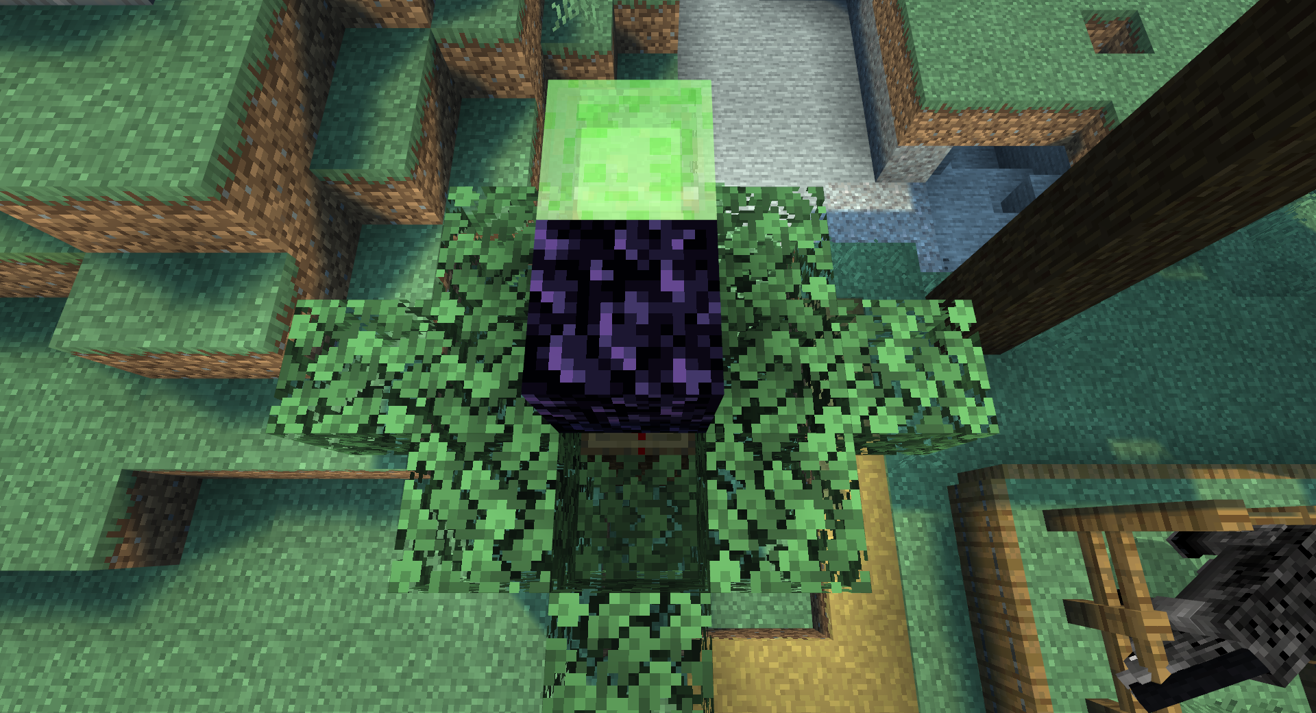 《我的世界：移动版》弹跳平台搭建教程