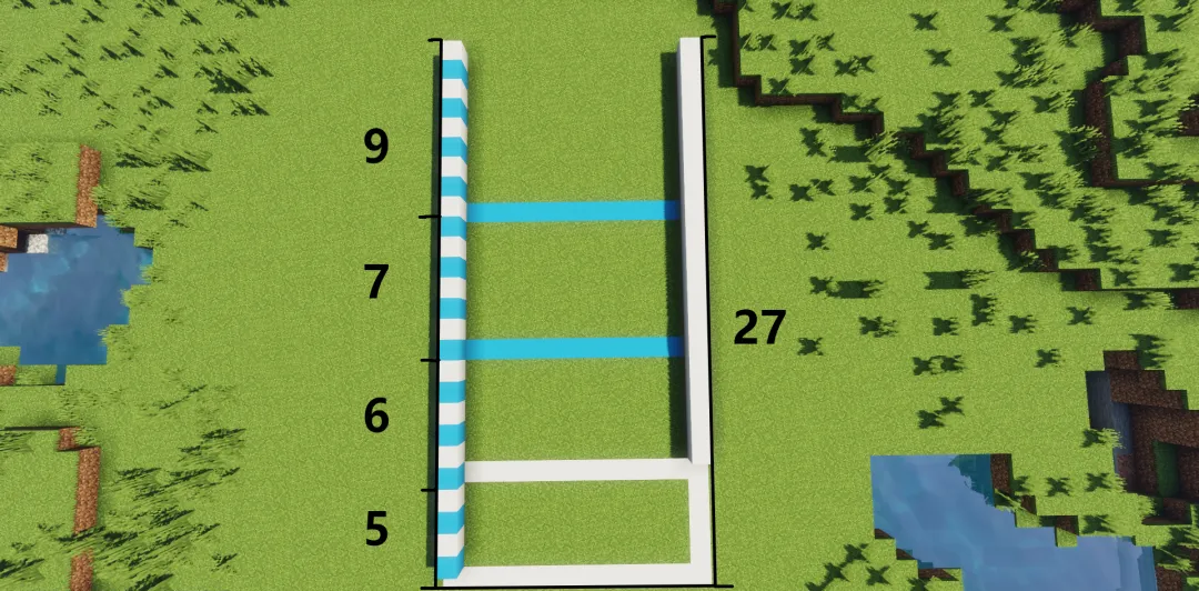 《我的世界：移动版》露天泳池改造方案