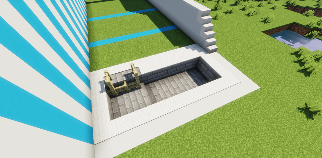 《我的世界：移动版》露天泳池改造方案