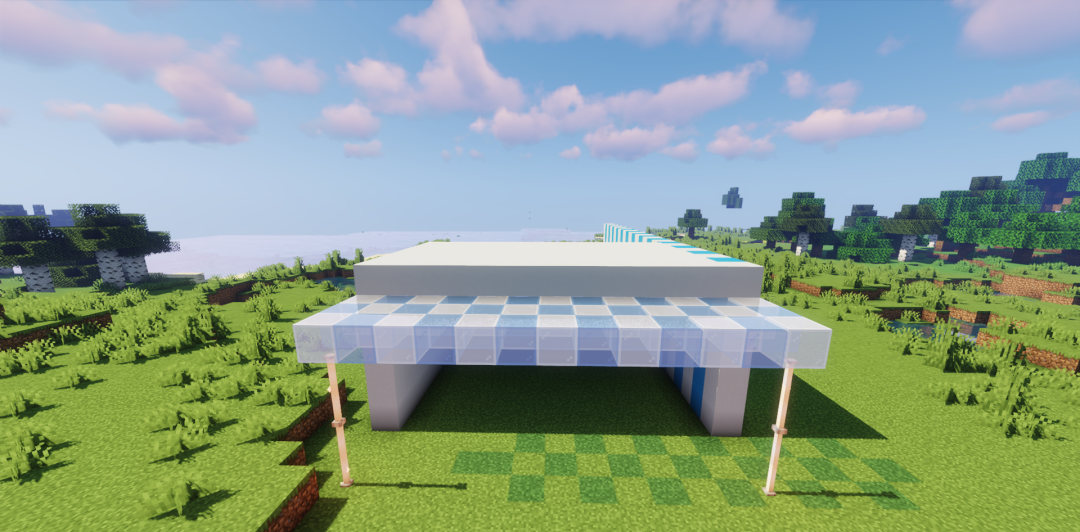 《我的世界：移动版》露天泳池改造方案