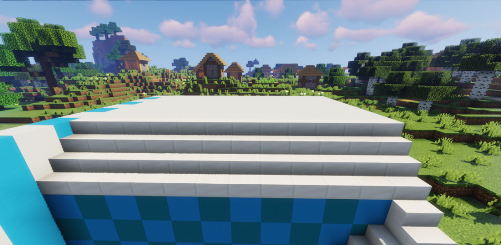 《我的世界：移动版》露天泳池改造方案