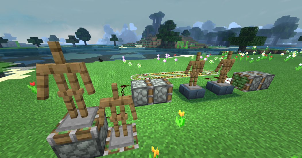 《我的世界：移动版》射术练习场搭建方法