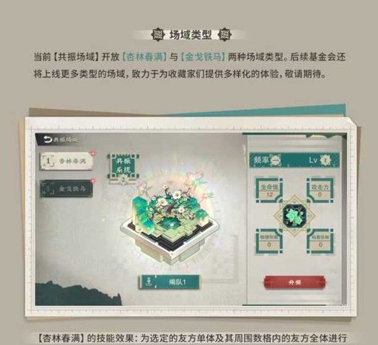 《物华弥新》两大场域类型与频率提升机制介绍