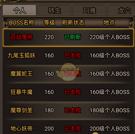 《无双屠龙》BOSS挑战攻略