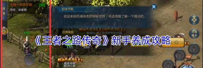 《王者之路传奇》新手养成攻略