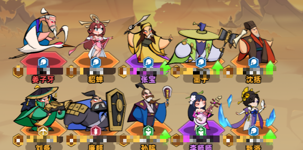 王者之弈谋士开荒阵容搭配推荐