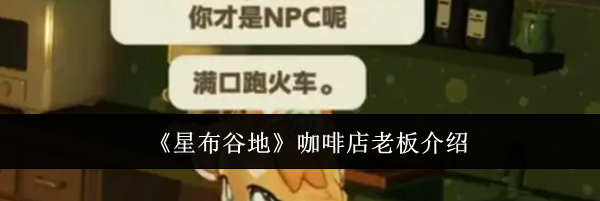 《星布谷地》咖啡店老板介绍