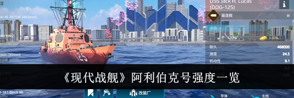 《现代战舰》阿利伯克号强度一览