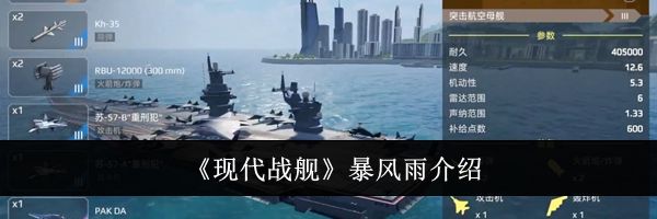 《现代战舰》暴风雨介绍