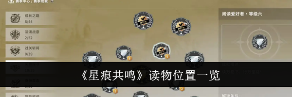 《星痕共鸣》读物位置一览