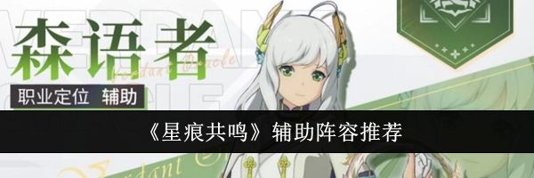 《星痕共鸣》辅助阵容推荐