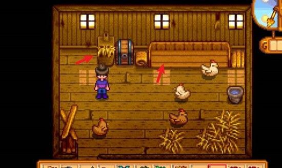 《星露谷物语》谷仓的草取出攻略