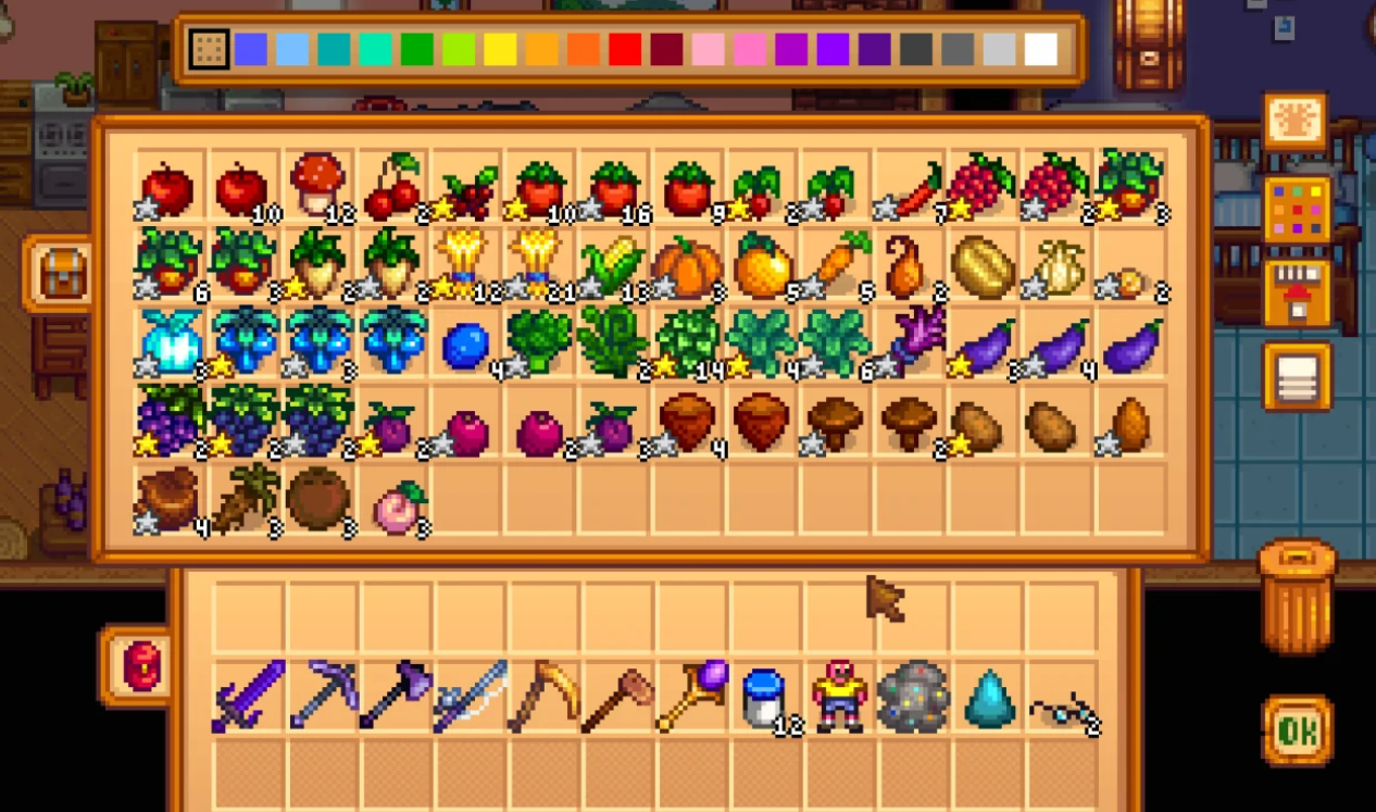 《星露谷物语》物品整理分区技巧