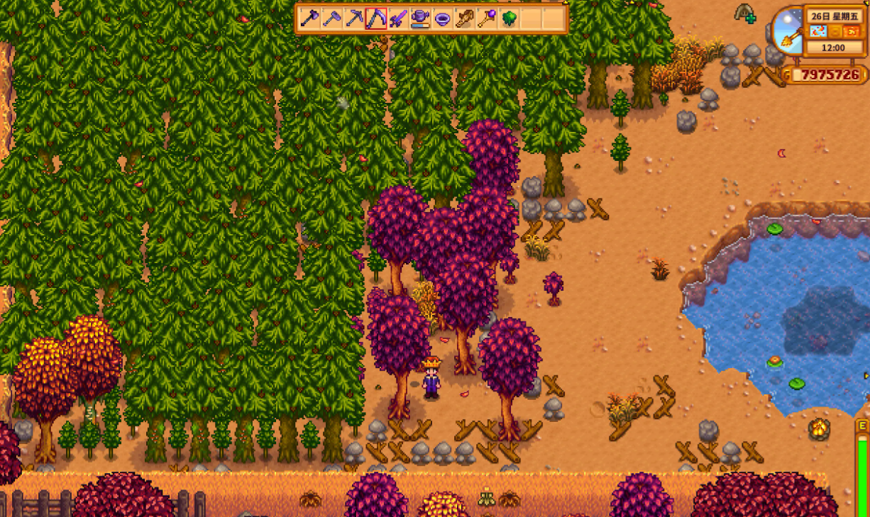 《星露谷物语》小树林建造方法