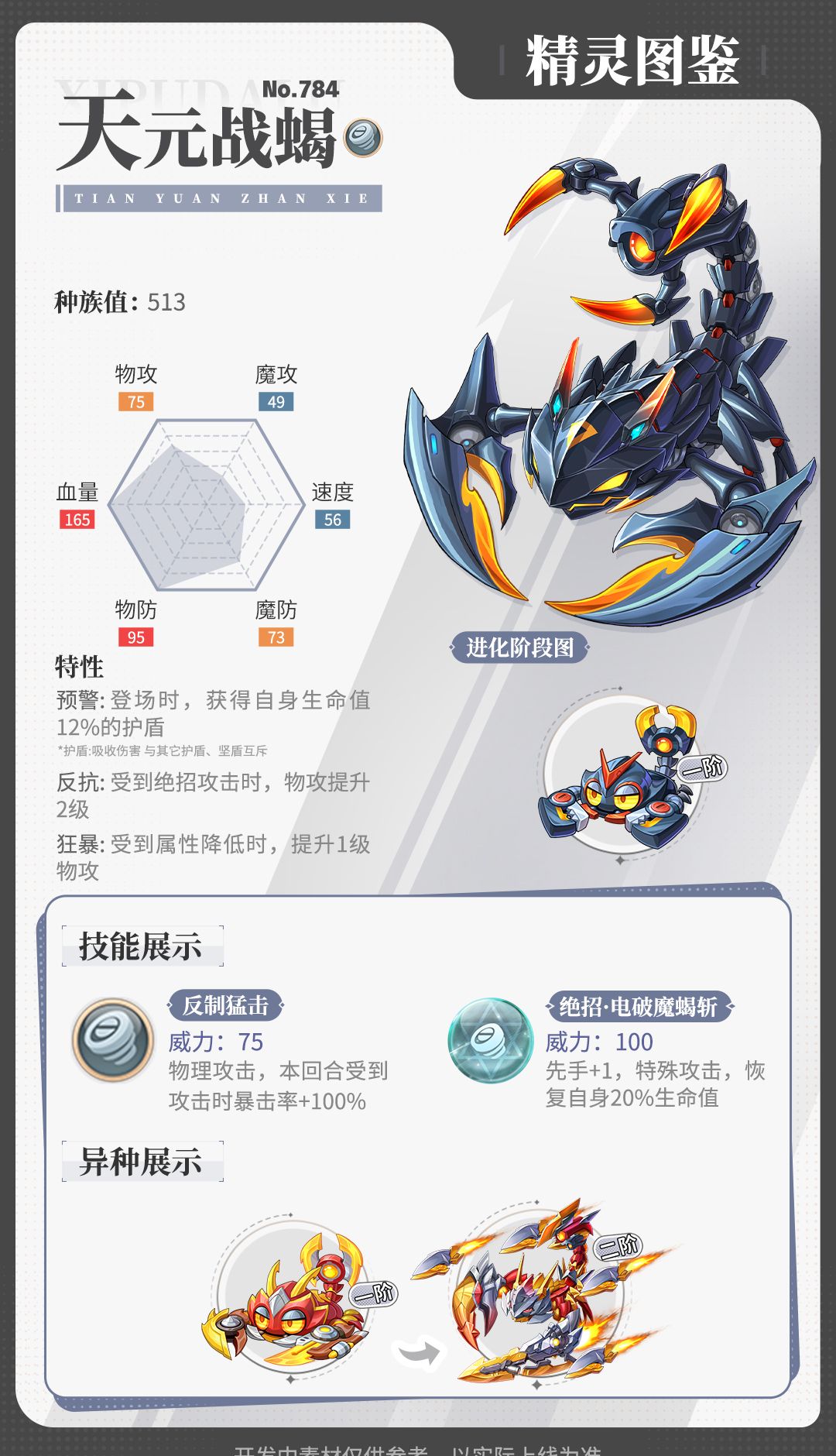 《西普大陆》天元战蝎精灵技能