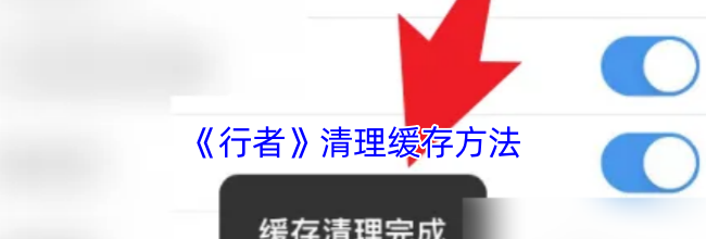 《行者》清理缓存方法