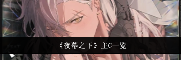 《夜幕之下》主C一览