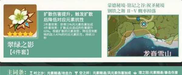 《原神》伊法圣遗物搭配推荐