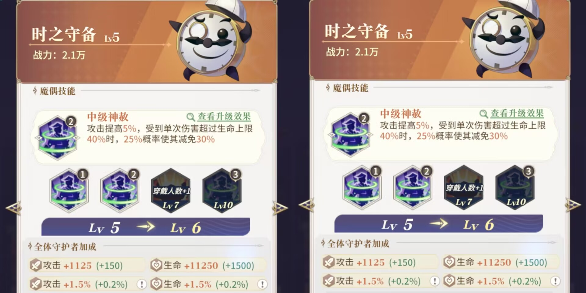 《永夜降临：复苏》时之守备魔偶属性解析及搭配推荐
