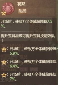 这城有良田邢仪饕纹钺作用与搭配推荐