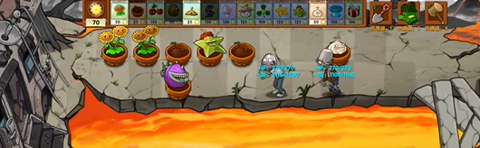 《植物大战僵尸融合版》新地图“火山”玩法